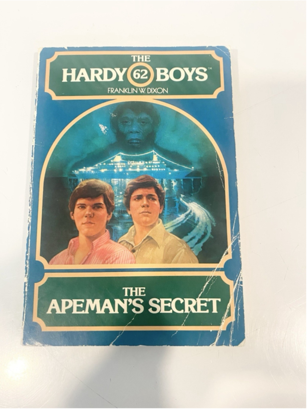 Hardy Boys #62 The Apeman’s Secret Franklin W Dixon 1980 1st Printing Vintage